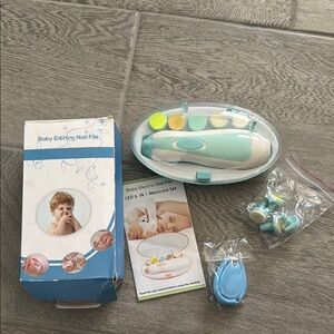 Baby Electric Nail File Set - Blue